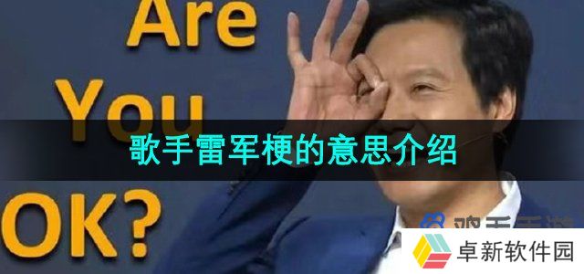 歌手雷军梗的意思介绍